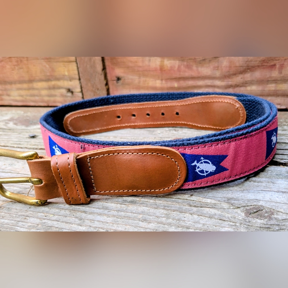 Preston brand nautical belt; size 34